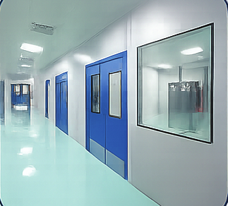 Cleanroom corridor
